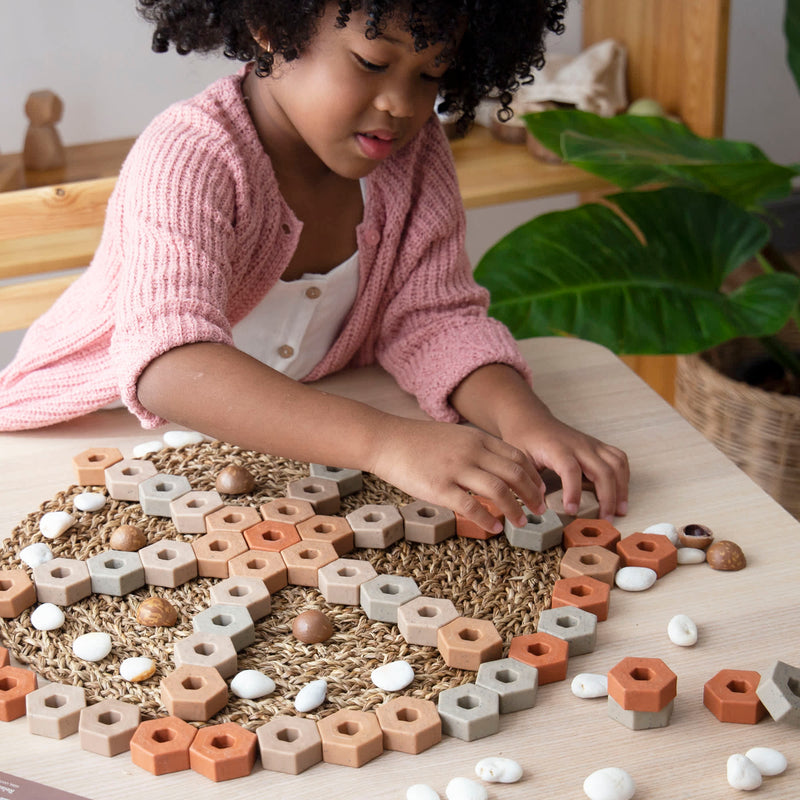 Guidecraft Little Pavers Set 60pcs Construction Building Blocks STEM Toys 2yrs+ (Clearance)