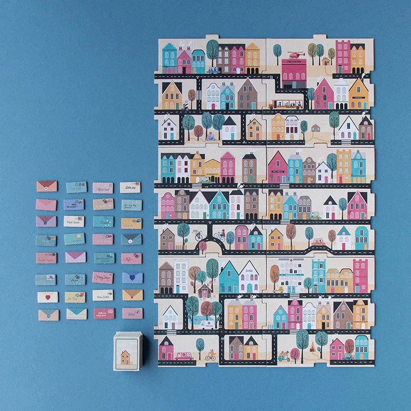 Londji Game Postman Family Board Game Find the neighbors to whom the letters belong Best Seller Gifting Idea for 3yrs+