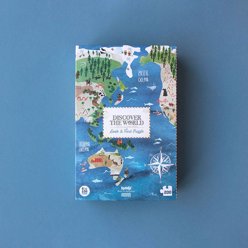 Londji Jigsaw Puzzle Discover the World 200pcs 6yrs+