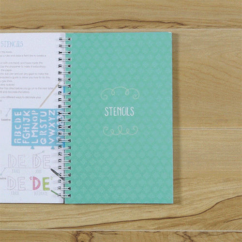 Tiger Tribe The Lovely Book of Lettering Activity Book Art and craft for kids 7yrs+