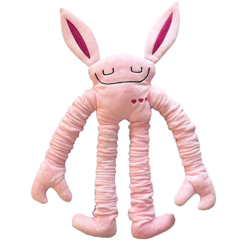 Bumpas Mushies Sensory Retractable Stretch and Pop long Limbs Give you a Hug Double Sided Plush Toys Developmental Toys for Toddlers Gifts Idea 12m+