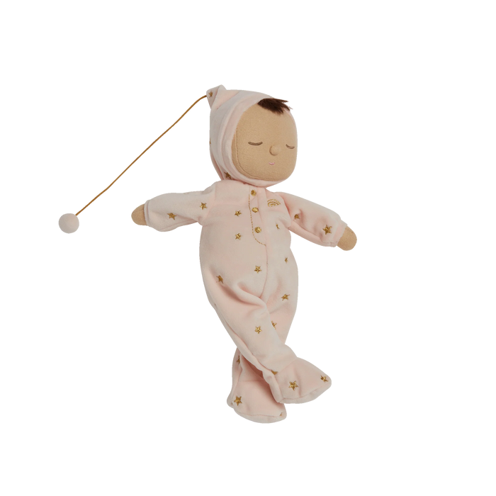 Olli Ella Luna Lullaby Dozy Dinkum PINK Music Doll Baby Toddler Soft Toys 0m+