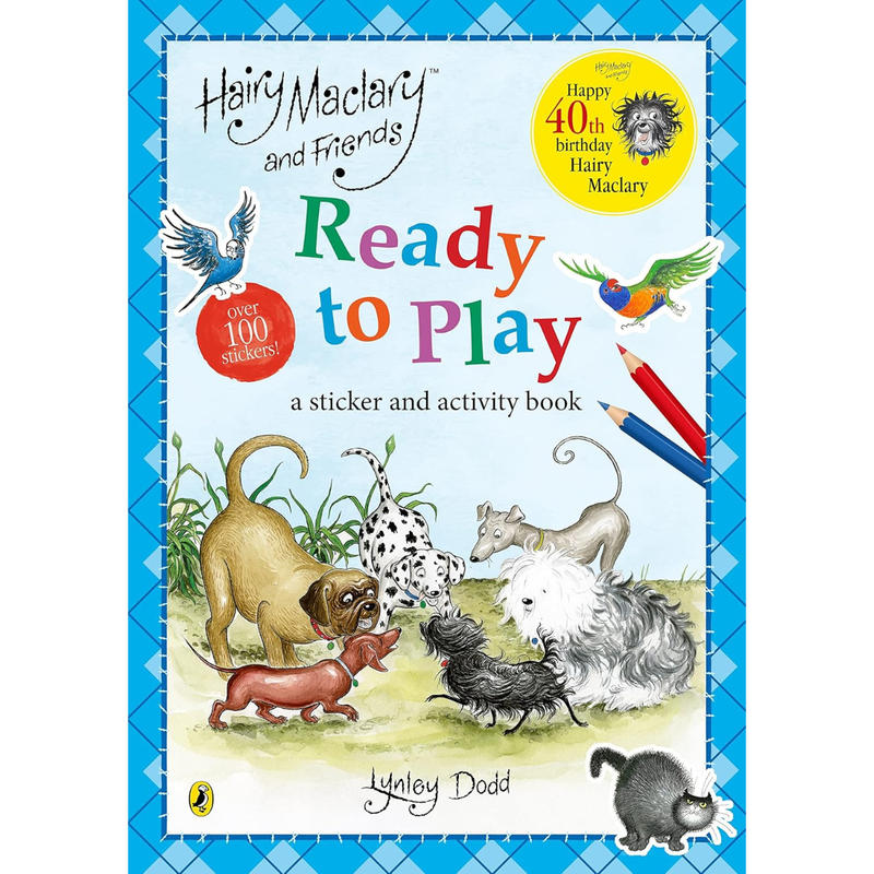 Hairy Maclary and Friends Ready to Play A Sticker Activity Book (Paperback) by Lynley Dodd Travel Toys