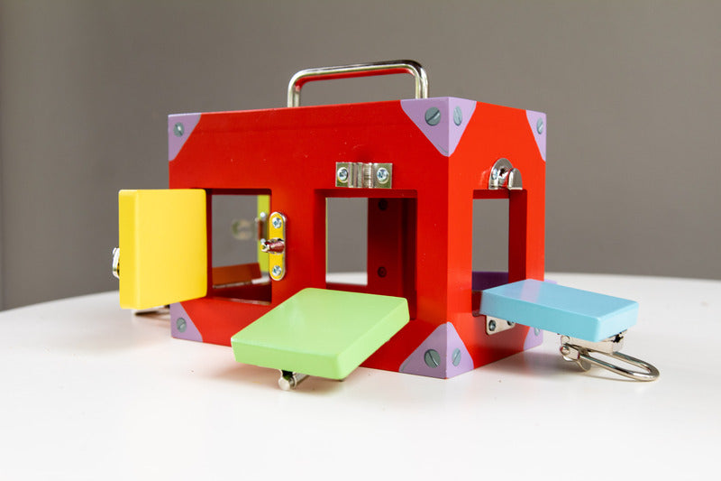 Lock Activity Box by Mamagenius by Mamagenius Motor Skills Developmental Toys for Toddlers Best Seller 3yrs+