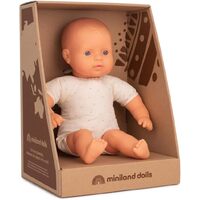 Miniland Soft Body Baby Doll 32cm Baby Toys Baby Gifts Idea Best Seller 10m+