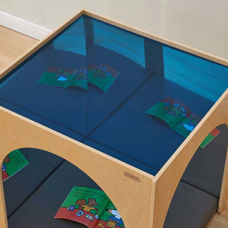 Translucent Top Quiet House Mirrored Toddler Cube by MasterKidz 79(L) x 74(W) x 80(H)cm Kids Furniture (Furniture Shipping)
