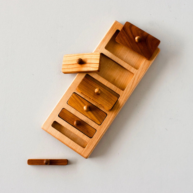 Wooden Story Montessori Wide and Thin Wooden Puzzle Developmental Toy 18m+