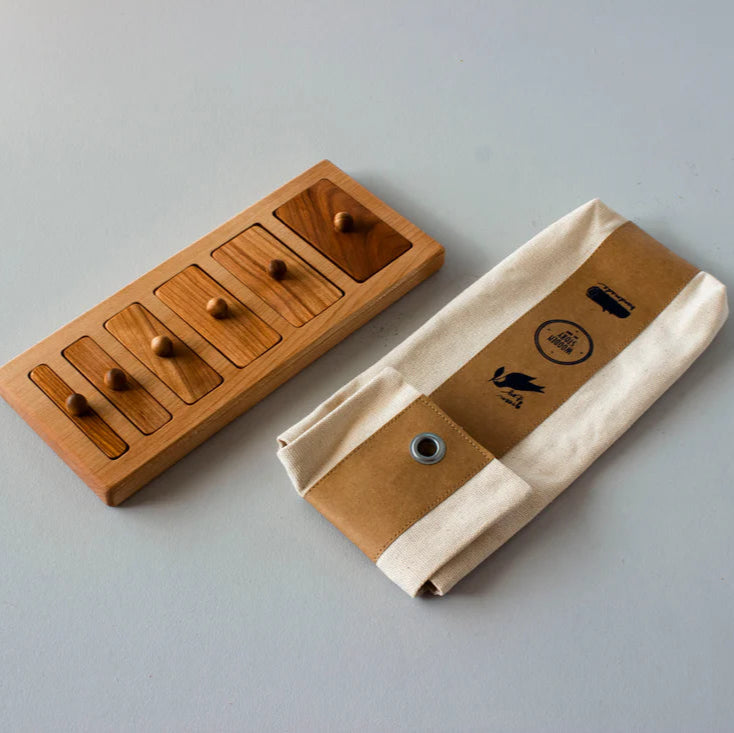 Wooden Story Montessori Wide and Thin Wooden Puzzle Developmental Toy 18m+