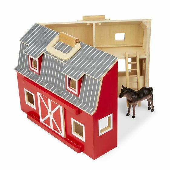 Fold And Go Barn Play Set by Melissa & Doug Farm Animal Toys Best Seller 3yrs+