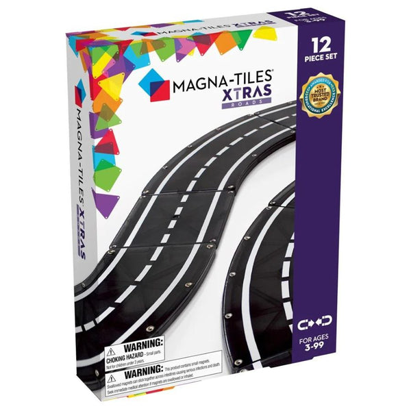 Magna Tiles Winding Roads 12 Piece Set Magnetic Tiles 3yrs+