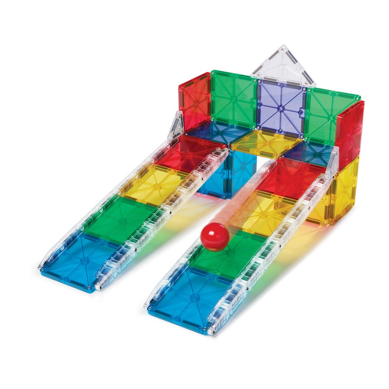 Magna Tiles Rail Racers 33pc Set Magnetic Tiles 3yrs+