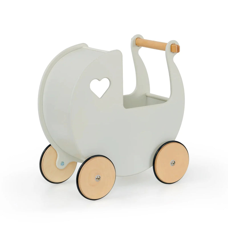 Moover Toys Classic Doll Pram Antique White Toddler Toys Best Seller 18m+ (Bulky Shipping)