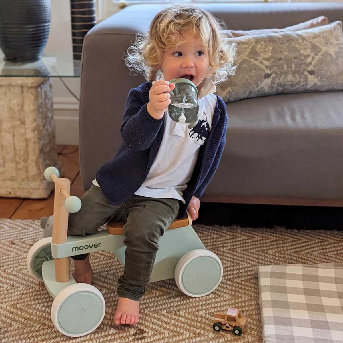 Moover Toys Essentials Ride On Bike Green 18m+ — My Playroom