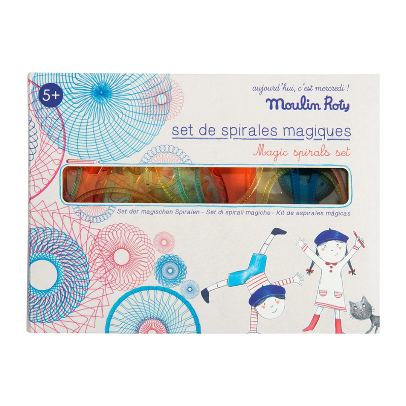 Magic Spirals Spirograph Set by Moulin Roty Art and Craft for kids 5yrs+