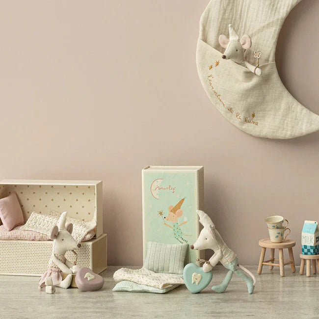 Maileg Tooth Fairy Mouse Little Sister in Box Gifting Idea for 3yrs+