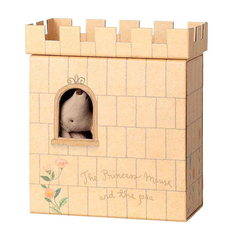Maileg Mouse Princess and The Pea in A Castle with Mattresses Pretend & Imaginative Play Gift Idea for 3yrs+