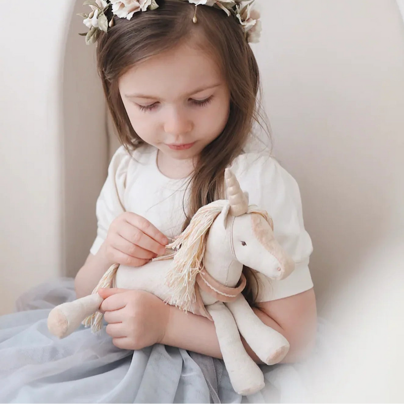 Maileg Medium Unicorn 21cm Toddler Plush Toys Gift Idea for 3yrs+