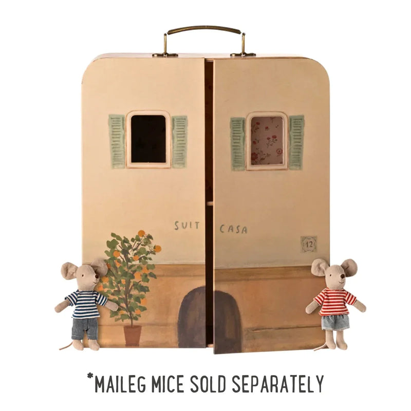 Maileg SuitCasa Portable House Pretend & Imaginative play Gift Ideas for 3yrs+