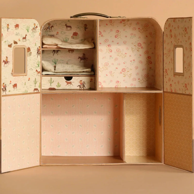 Maileg SuitCasa Portable House Pretend & Imaginative play Gift Ideas for 3yrs+