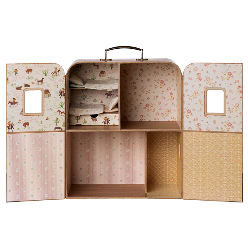 Maileg SuitCasa Portable House Pretend & Imaginative play Gift Ideas for 3yrs+