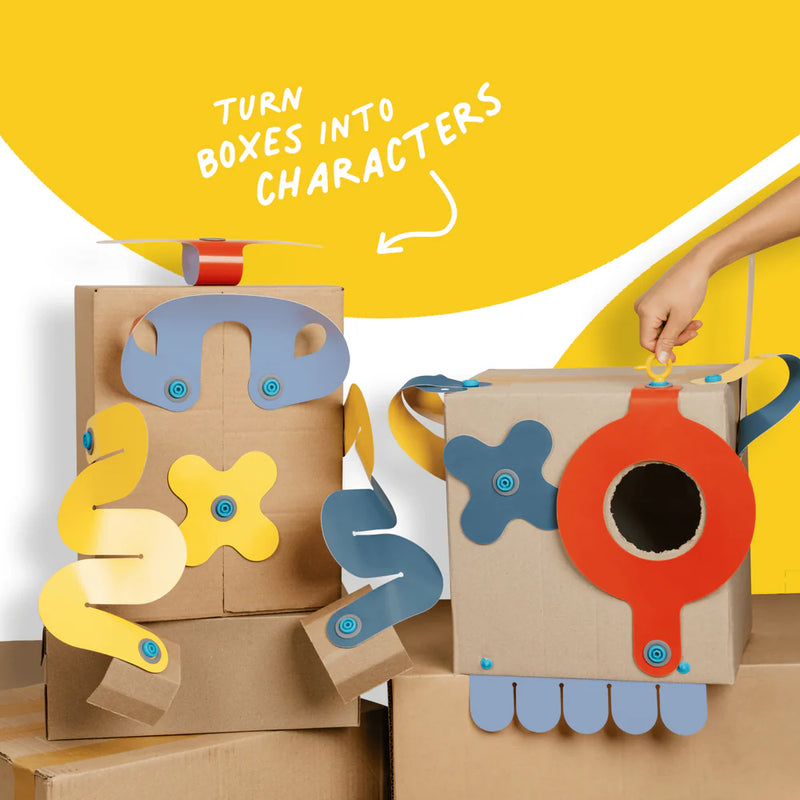Makedo Deco-Props Sparkies 25pcs Accessory Set for Makedo Art and Craft for Kids 5yrs+