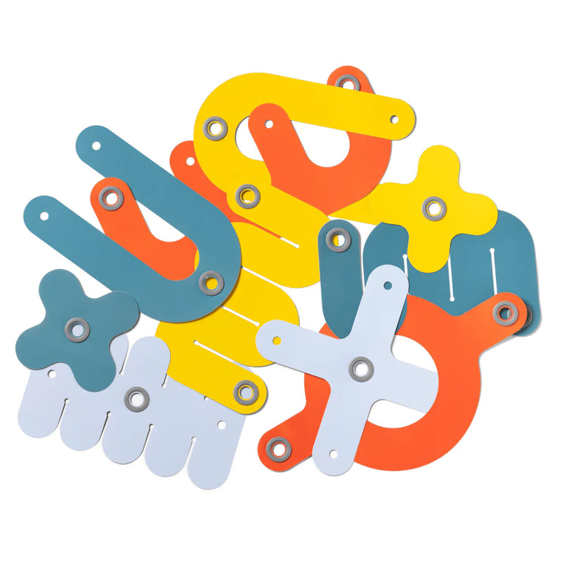 Makedo Deco-Props Sparkies 25pcs Accessory Set for Makedo Art and Craft for Kids 5yrs+