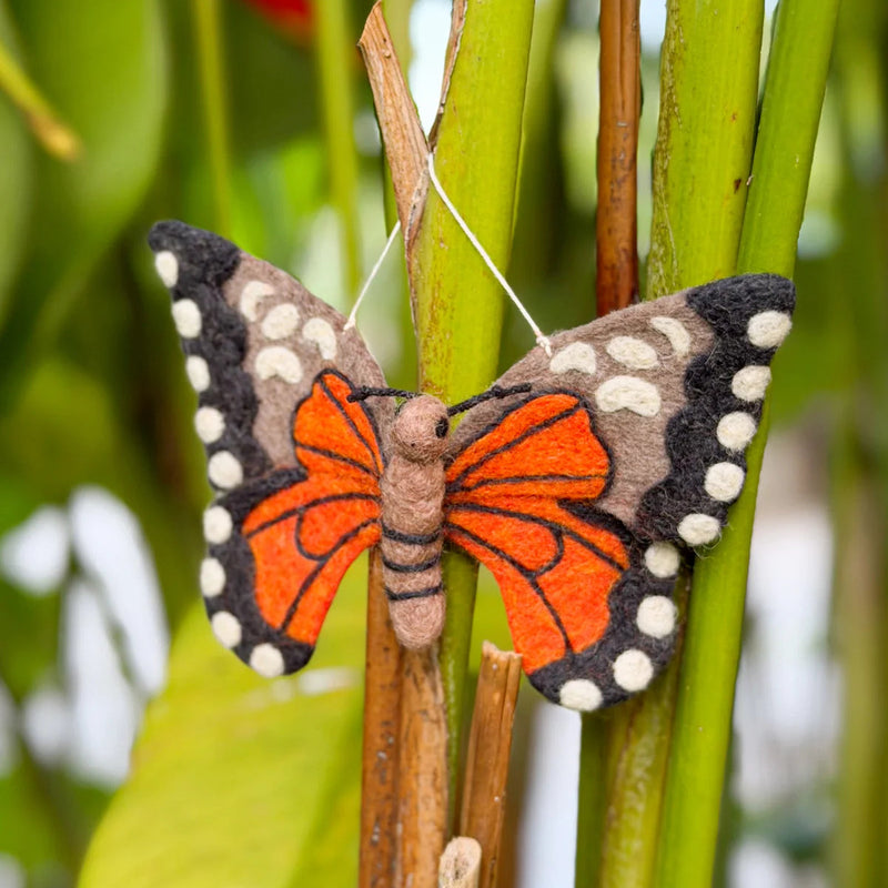 Tara Treasures Felt May Gibbs Gumnut Babies Orange Butterfly Ornament Australian Author Classic Story Pretend & Imaginative Play Toys 3yrs+