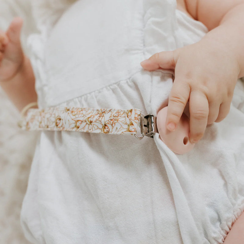 Jellystone Dummy Clip Sage Green with May Gibbs Illustrations Gift Idea for 0m+