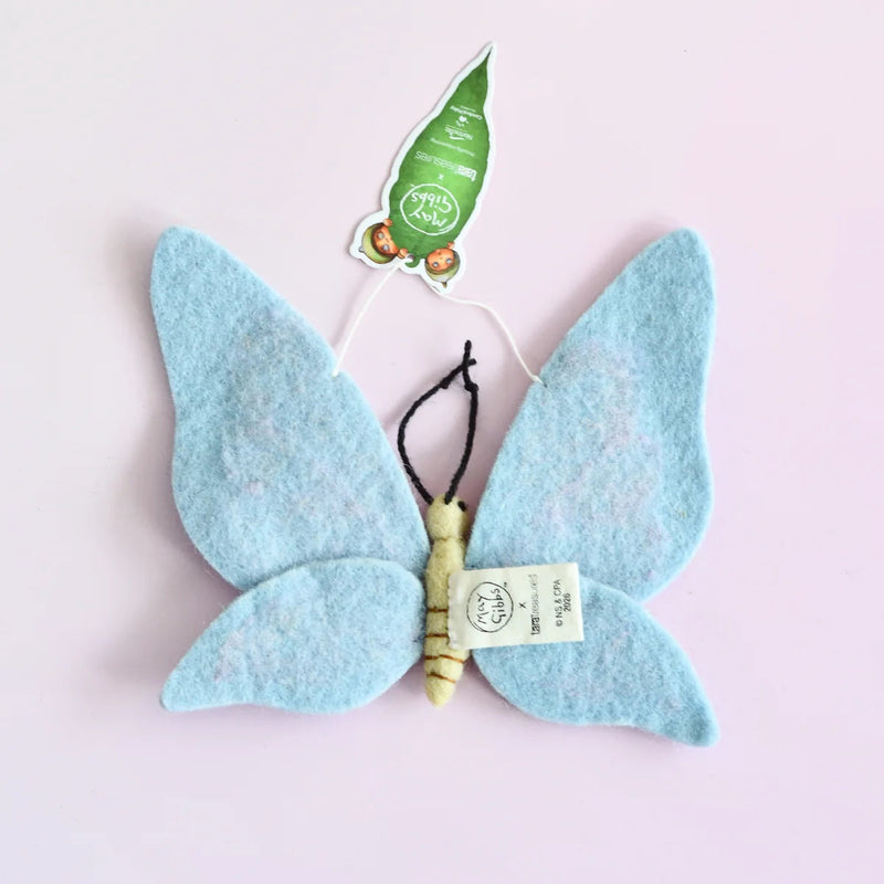 Tara Treasures Felt May Gibbs Gumnut Babies Pastel Butterfly Ornament Australian Author Classic Story Pretend & Imaginative Play Toys 3yrs+