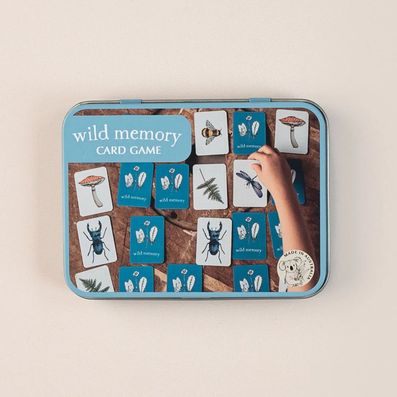 Wild Memory Card Games for kids Nature Outdoor Travel Toys 3yrs+