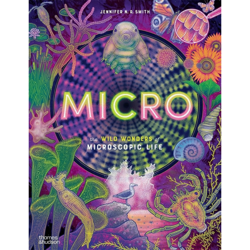 Micro The Wild Wonders of Microscopic Life (Hardcover) by Jennifer N. R. Smith Science Book Exploring Microscopic Life