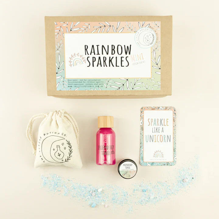 Mini Rainbow Sparkles Potion Kit by The Little Potion Co Art and craft for kids Gifting Ideas Sensory Toys 3yrs+
