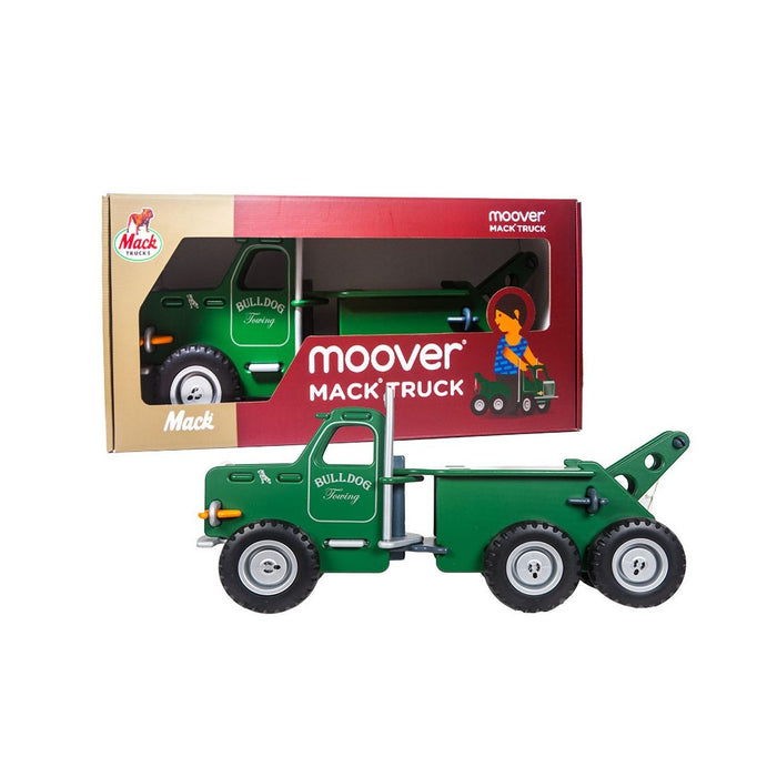 Moover Toys Classic Big Mack Truck Green with EVA Wheels Toddler Toy Car 18m+