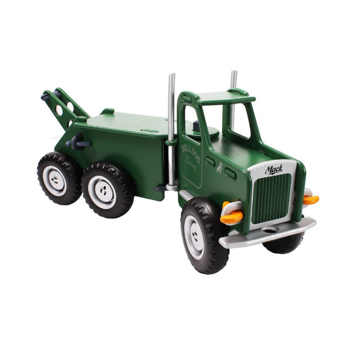 Moover Toys Classic Big Mack Truck Green with EVA Wheels Toddler Toy Car 18m+