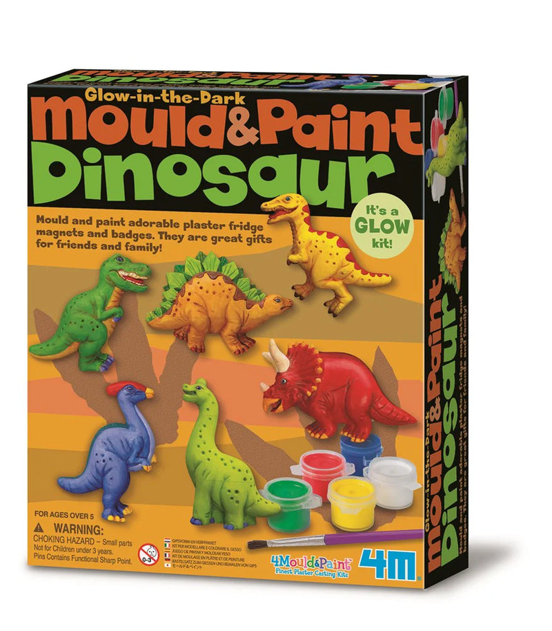 Mould & Paint Dinosaur Kit By 4M Art and Craft Dinosaur and Dragon Theme 5yrs+