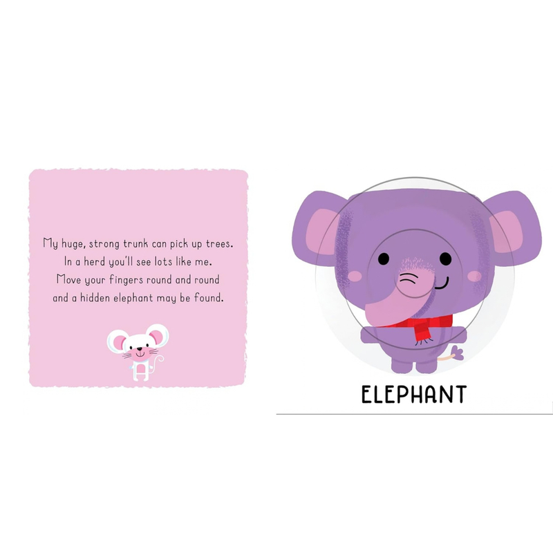 My First Sliding Puzzles Book Wild Animals (Board Book) by Yoyo Interactive Animal Puzzles for Toddlers Developing Fine Motor Skills