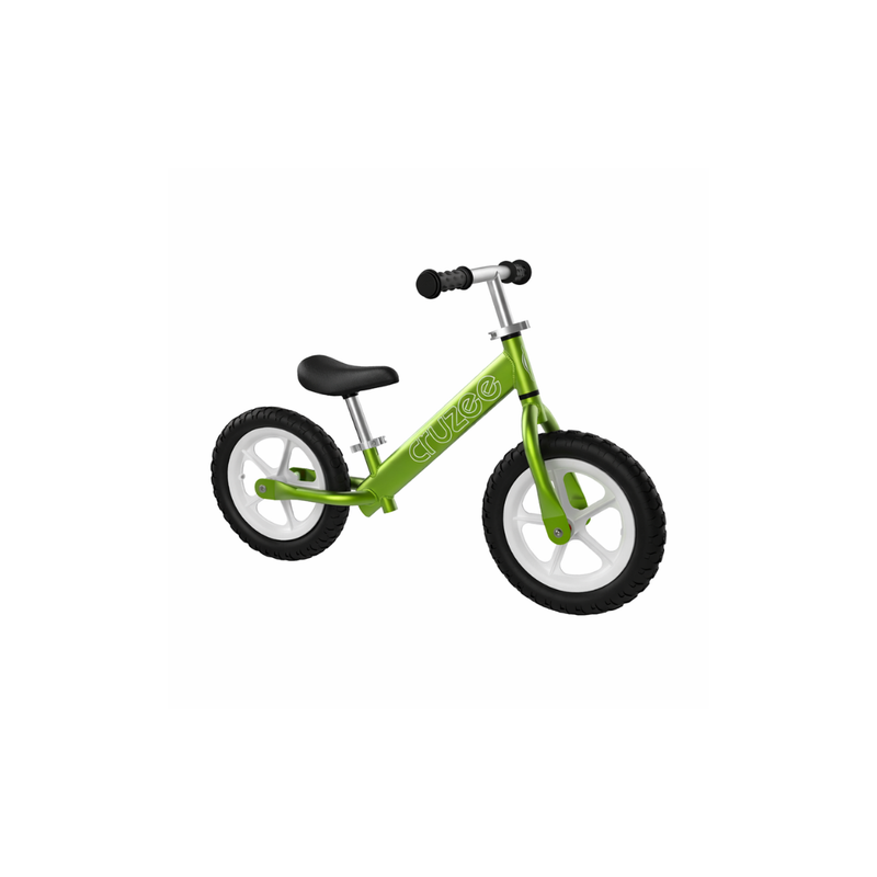 Cruzee Balance Bike LIME GREEN Kids Toddler Bike Best Seller 18mths-5yrs (Bulky Shipping)