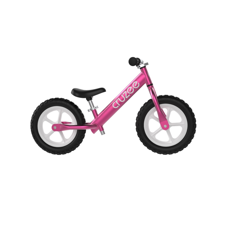 Cruzee Balance Bike PINK Kids Toddler Bike Best Seller 18mths-5yrs (Bulky Shipping)