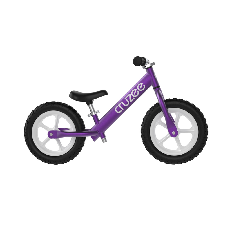 Cruzee Balance Bike PURPLE Best Seller Kids Toddler Bike 18mths-5yrs (Bulky Shipping)