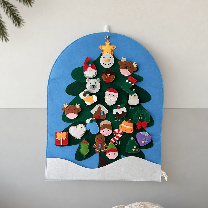 Wondertivity My First Felt Christmas Advent Calendar With Pouch 75x60cm Room Decor Christmas Range