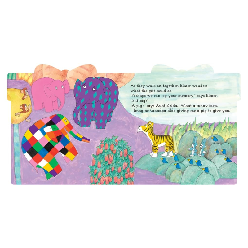 My First Elmer Gift (Board Book) by David McKee