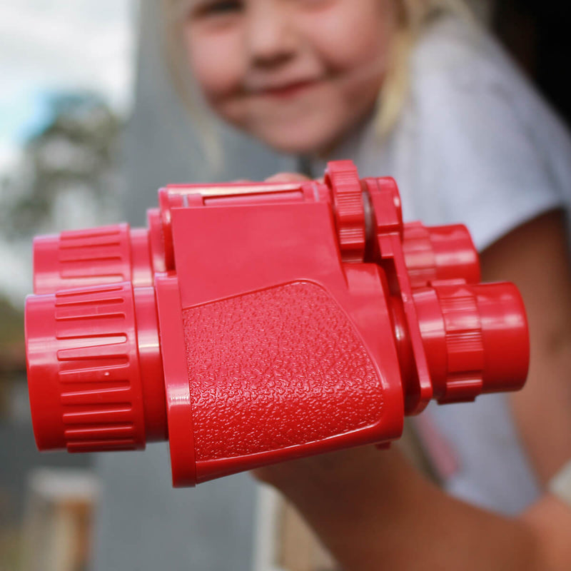 Navir Super 40 Red Binoculars Outdoor Travel Toys Early Science STEM Toys 5yrs+