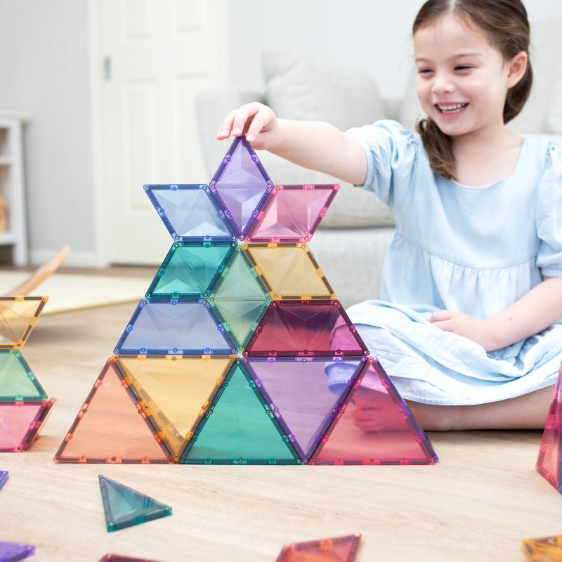 Connetix Tiles Pastel Shape Expansion Pack 48 Piece Best Seller 3yrs+
