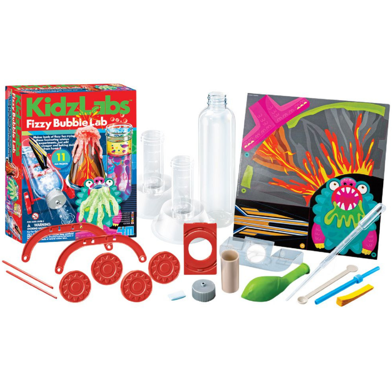 4M KidzLabz Fizzy Bubble Lab Kit Early Science Experiments STEM Toys 8yrs+
