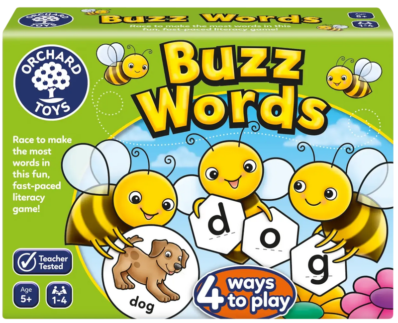 Orchard Game Buzz Words Best Seller Early Literacy Cognitive Language Developmental Game for Kids 5yrs+
