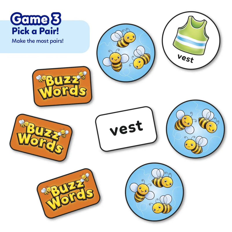 Orchard Game Buzz Words Best Seller Early Literacy Cognitive Language Developmental Game for Kids 5yrs+
