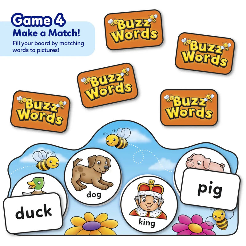 Orchard Game Buzz Words Best Seller Early Literacy Cognitive Language Developmental Game for Kids 5yrs+