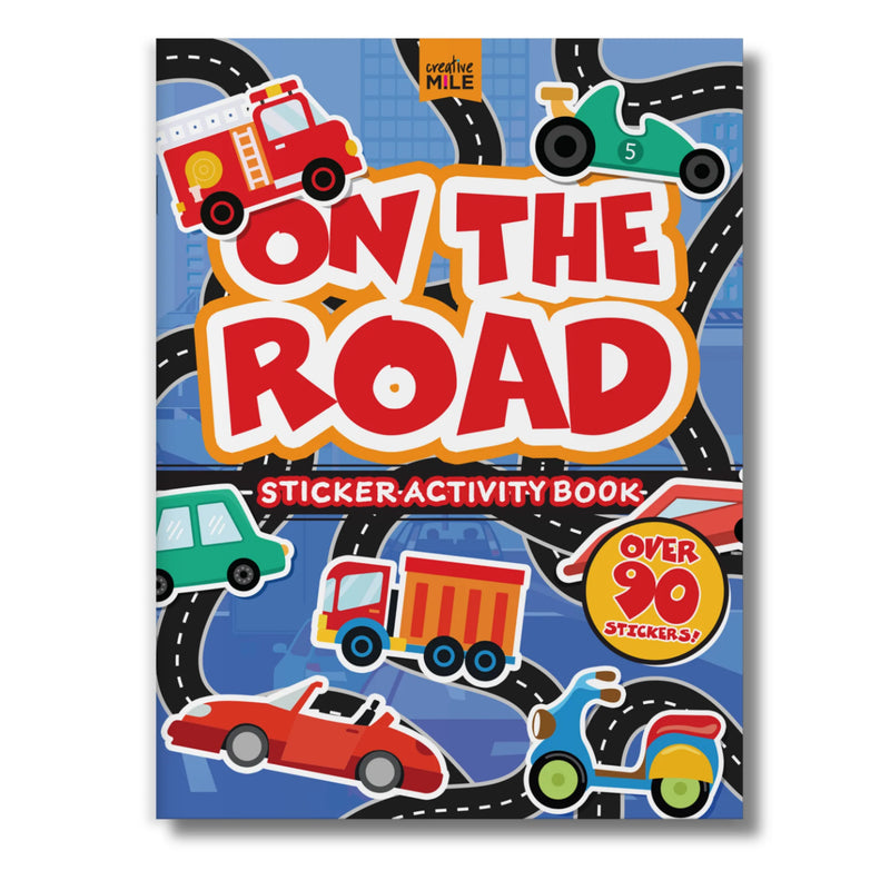 On The Road Sticker Activity Book (Paperback) By Creative Mile Kids Picture Book