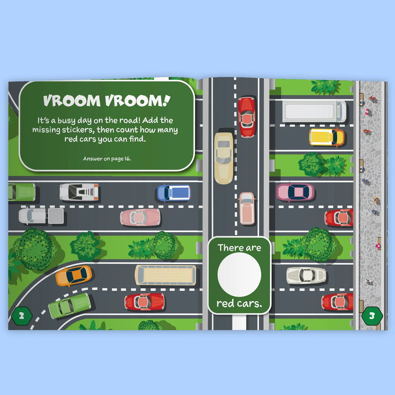 On The Road Sticker Activity Book (Paperback) By Creative Mile Kids Picture Book