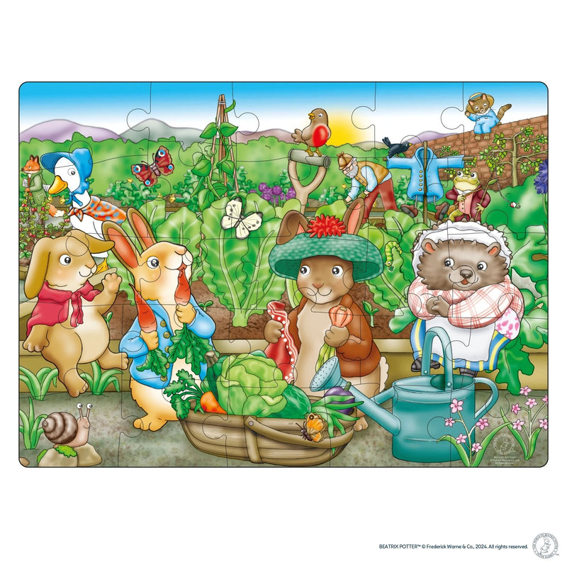Orchard Toys Pater Rabbit In Mr McGregor’s Garden Jigsaw Puzzle 25pcs Cognitive Development Toys for 3yrs +